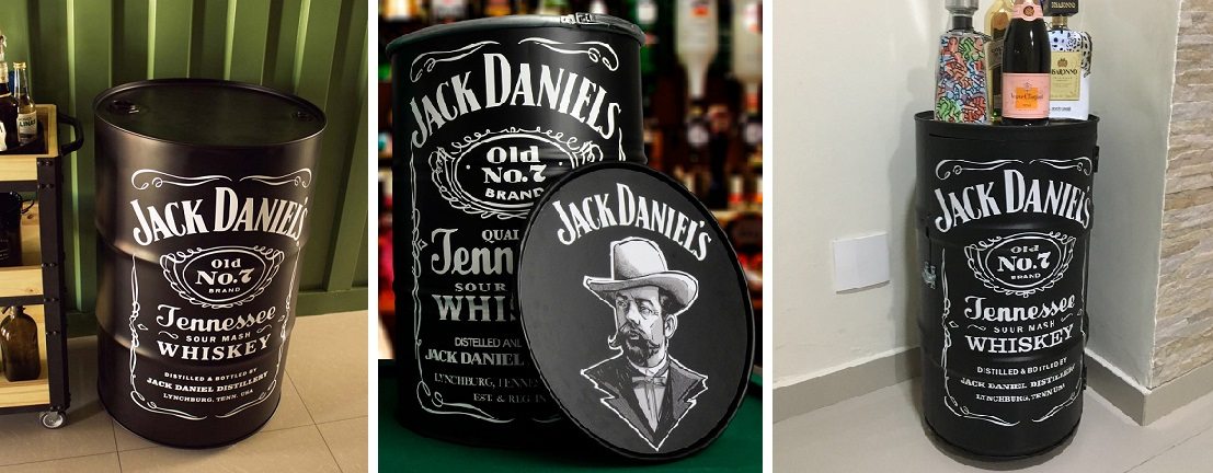 Tambor Decorativo Jack Daniels